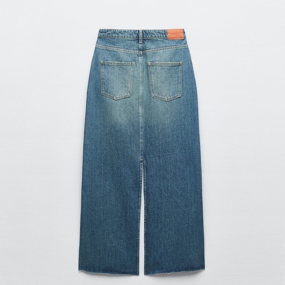 ZARA DENIM SKIRT Z1975 - Picture 3 of 6